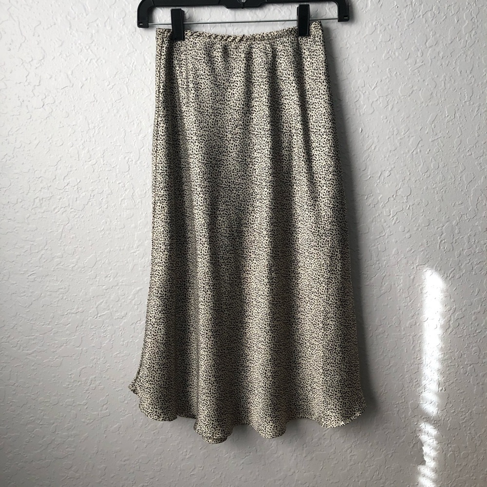 Sienna Sky Satin Midi Skirt